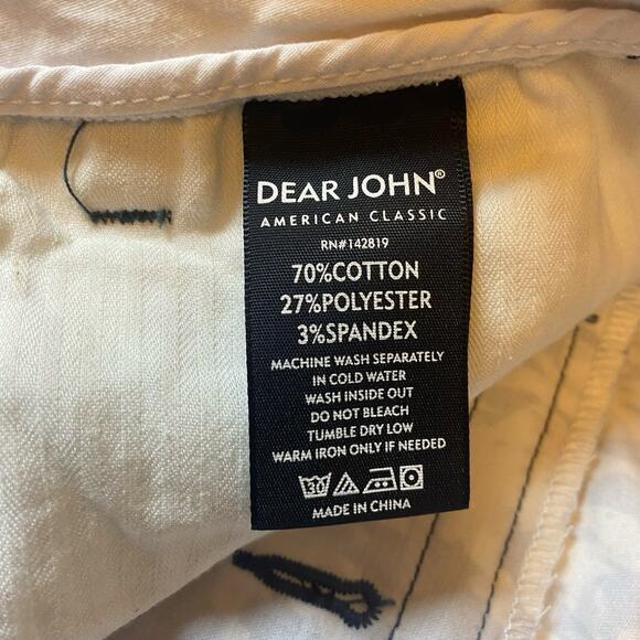 Dear John Floral Chino Cotton Blend Shorts Size 30 - Picture 6 of 10